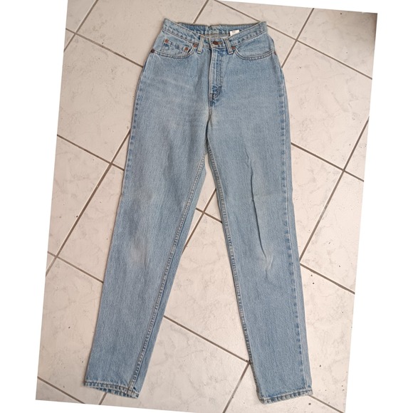 Levi's Denim - Levi's 512 Slim Fit Tapered Leg Women's Jeans Light Wash Size 7 Medium